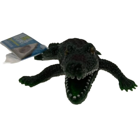Crocodile Toy Major Life Like Stretchable Squishy Alligator Croc Toy Beaded Blip - Picture 7 of 13